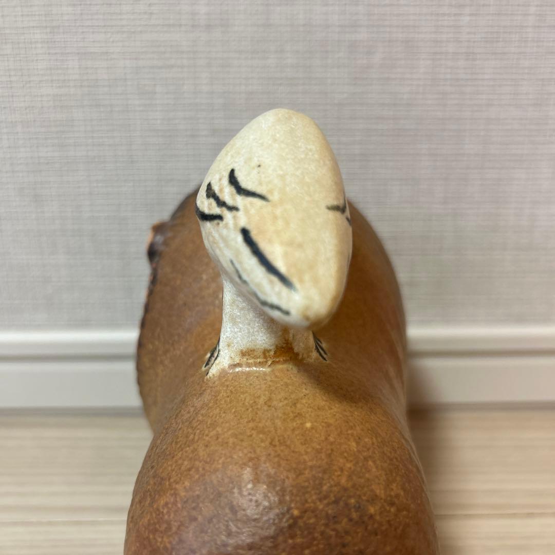 リサラーソン　 陶器 ライオンと鳥