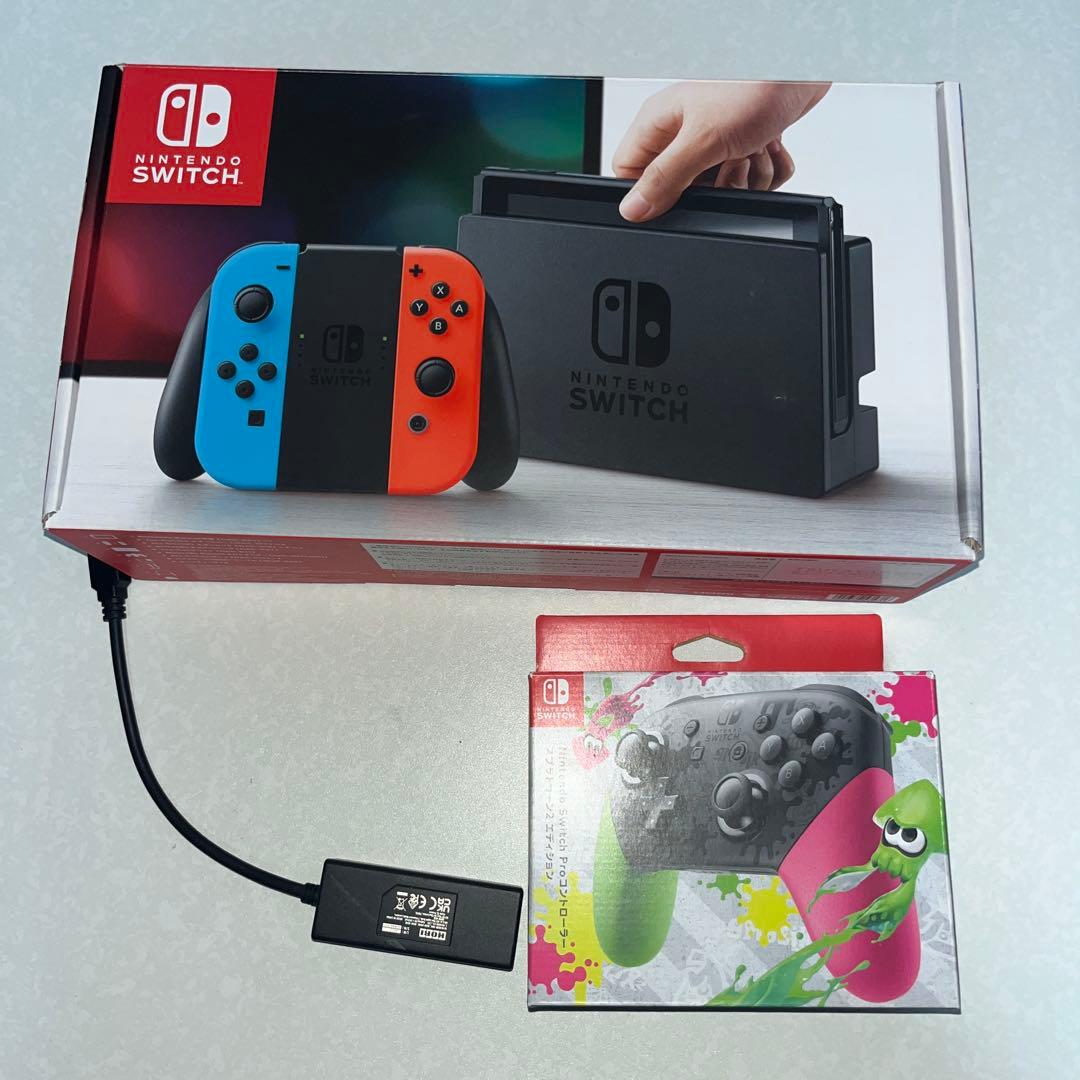 動作確認済み！ニンテンドーSwitch (プロコン、有線ポートセット)