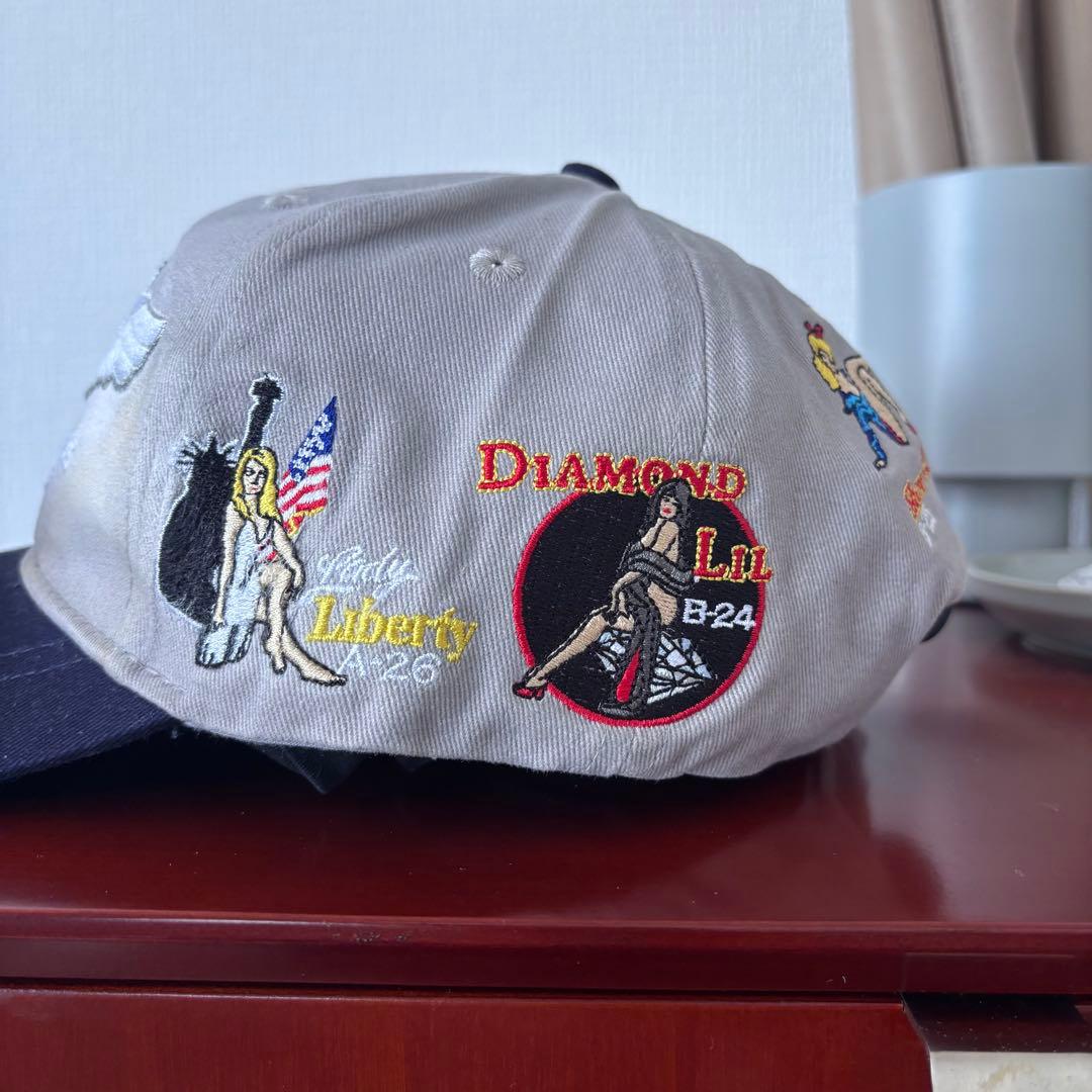 90s トラッカーキャップ ピンナップガール USAF ミリタリー BT14