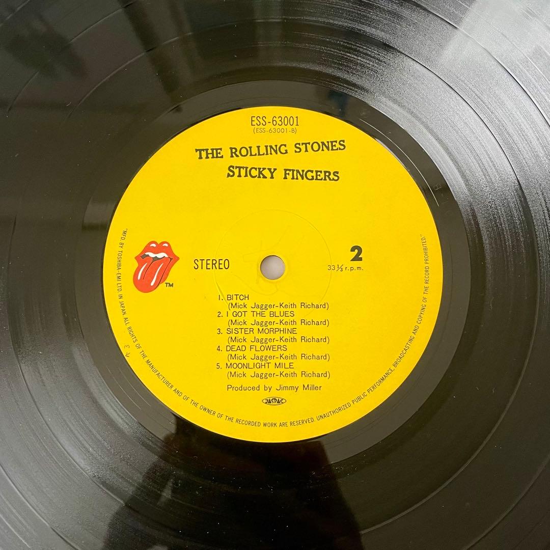 ザ・ローリング・ストーンズ スティッキーフィンガーズ LP レコード