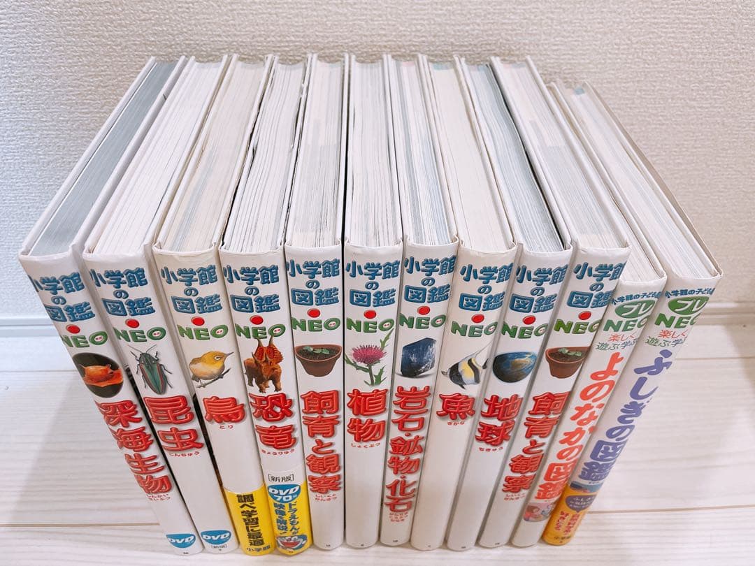 小学館の図鑑NEO 全12冊セット DVD付き