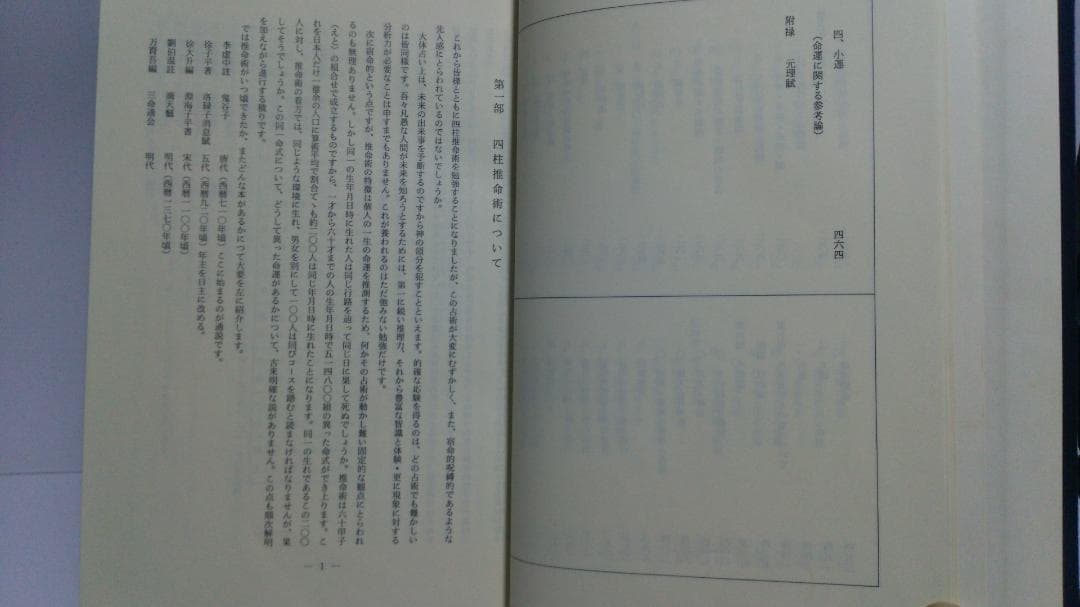 【スケケイ】加藤普品 推命術講義録　日本推命学術協会　1987年