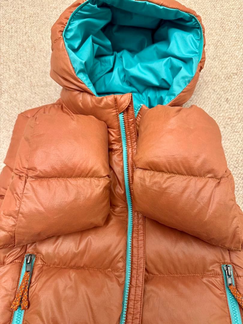 パタゴニア キッズ ベビー・ハイロフト・ダウン・セーター・フーディ 3T 美品