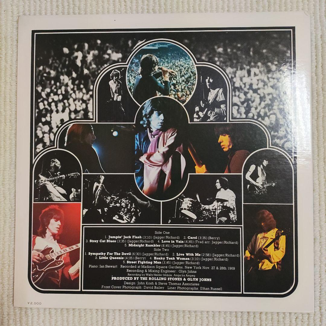 【美品ＬＰレコード】ローリング・ストーンズ／イン・コンサート
