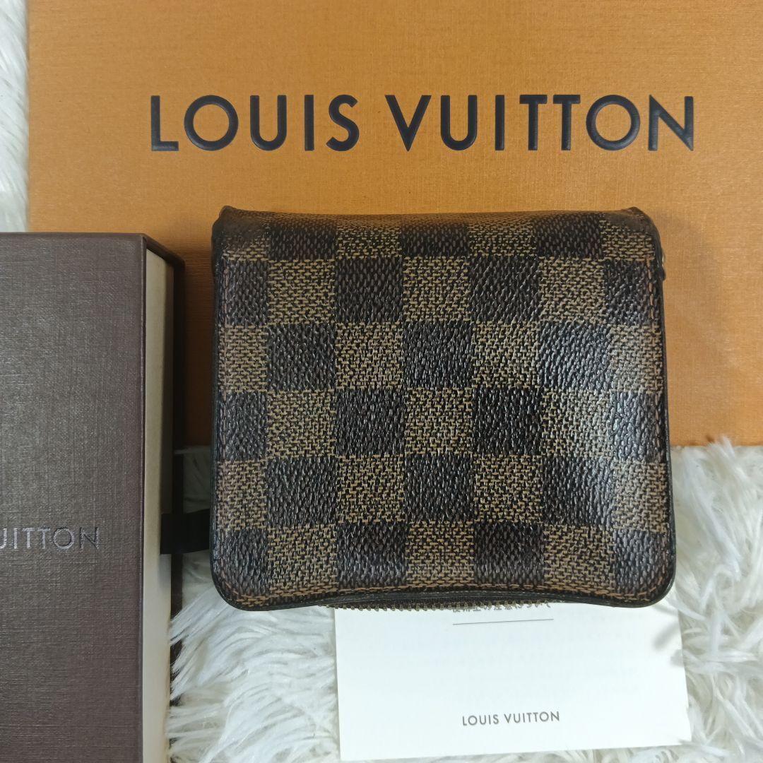 コンパス【LOUISVUITTON】ルイヴィトン　財布　ダミエ　✨美品✨