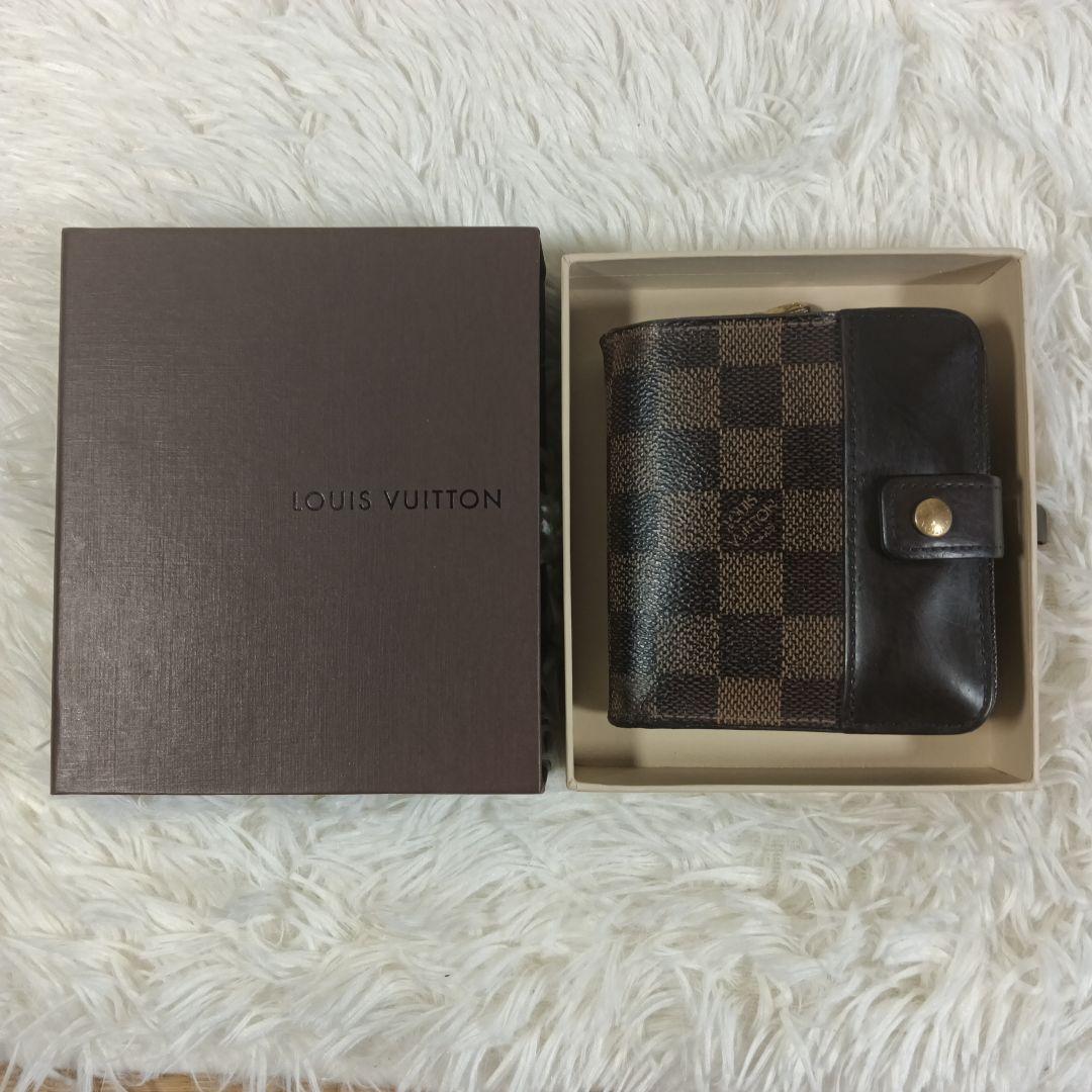 コンパス【LOUISVUITTON】ルイヴィトン　財布　ダミエ　✨美品✨