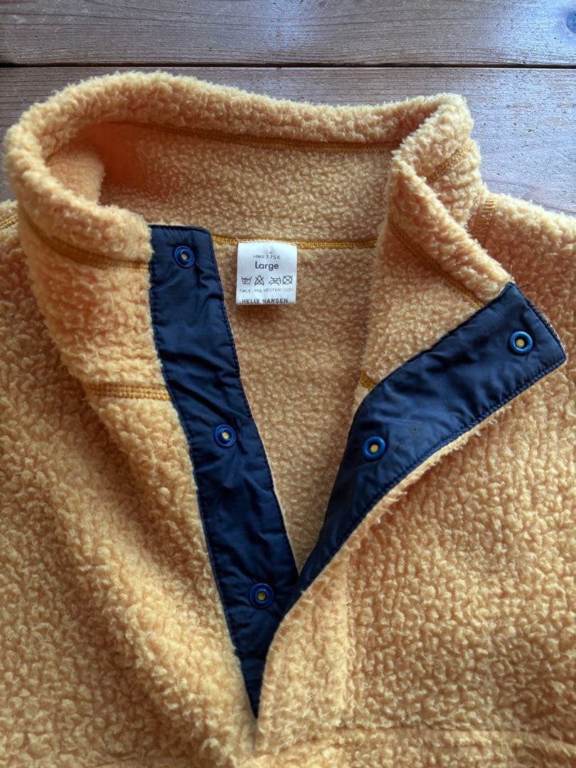 【90’s】Helly Hansen ヘリーハンセン フリース スナップボタン