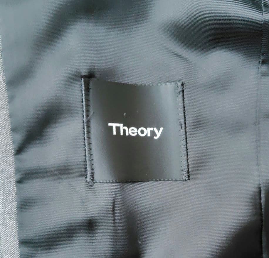 Theory テーラードジャケット チャコールグレーサイズ38