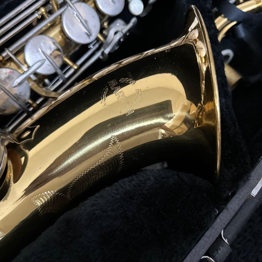 MARION テナーサックス 管楽器 ケース付属 ゴールド