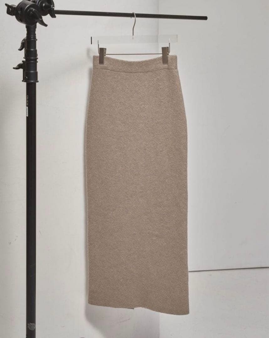 【新品】todayful Puffy Knit Skirt グレージュ