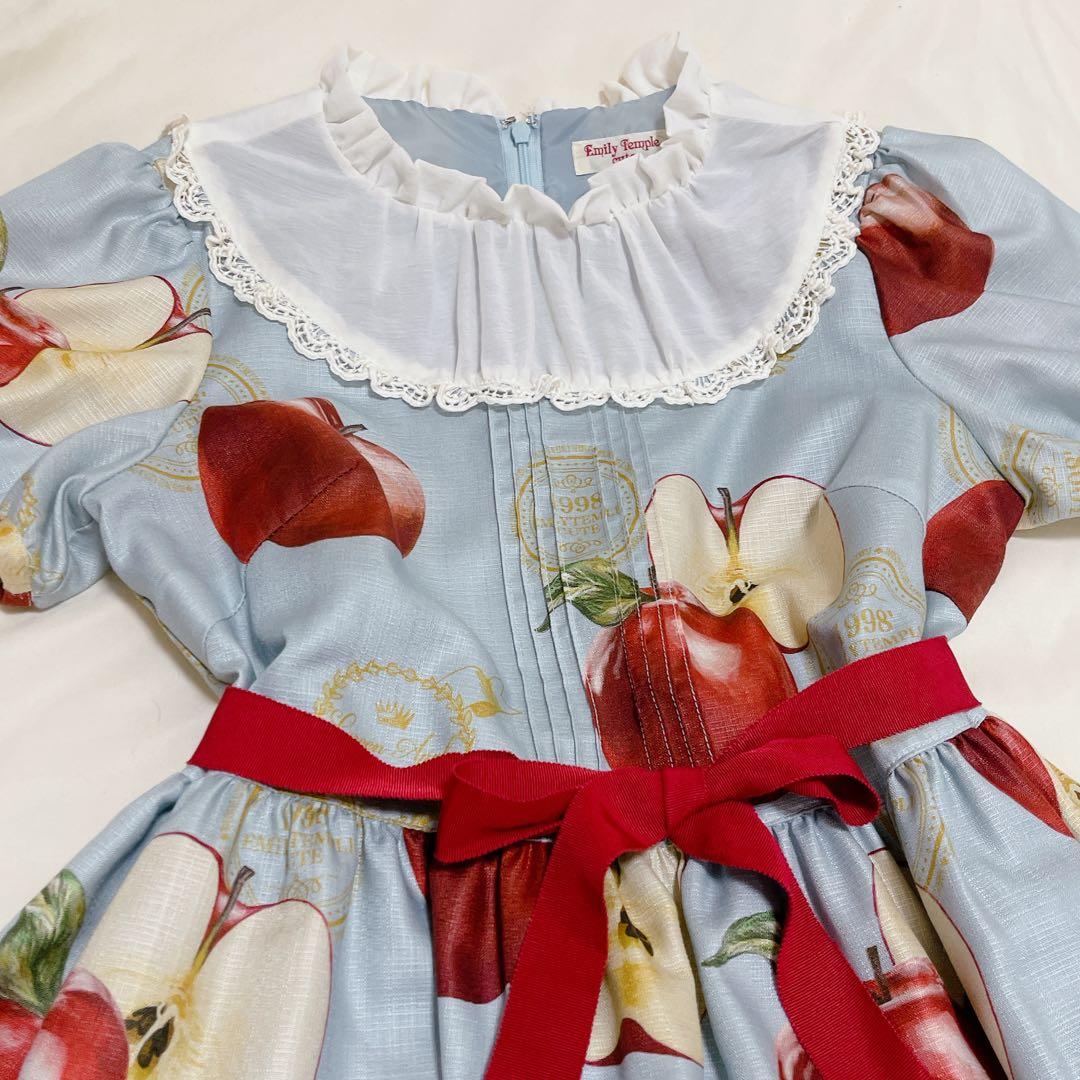 【Emily Temple Cute】Apple stampワンピース