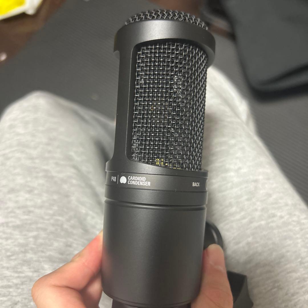 audio-technica コンデンサーマイク マイクケーブル付き