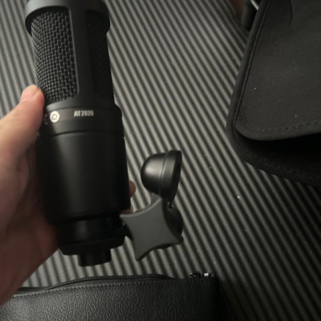 audio-technica コンデンサーマイク マイクケーブル付き