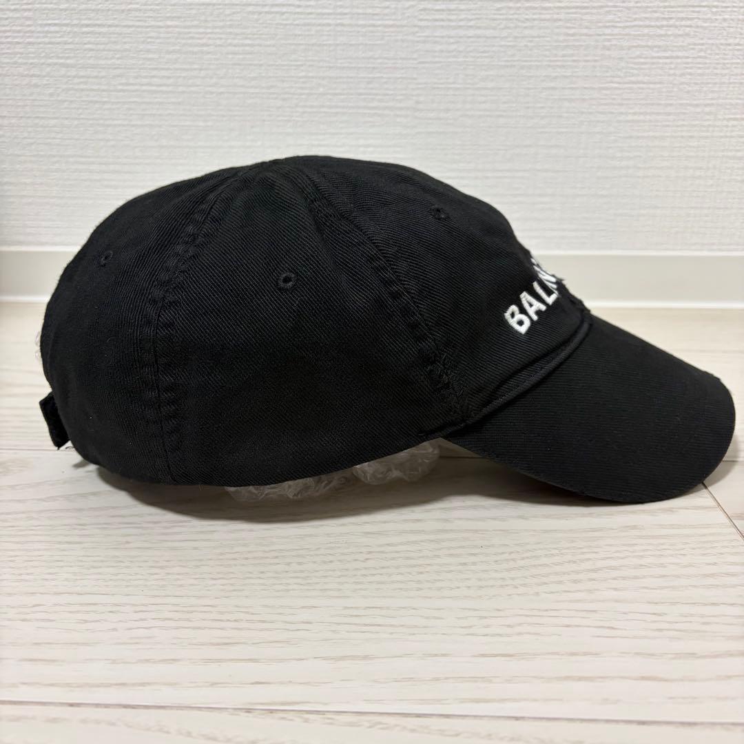 最新モデル・超美✨バレンシアガ　ダメージ加工　キャップ　マジックテープ　L59