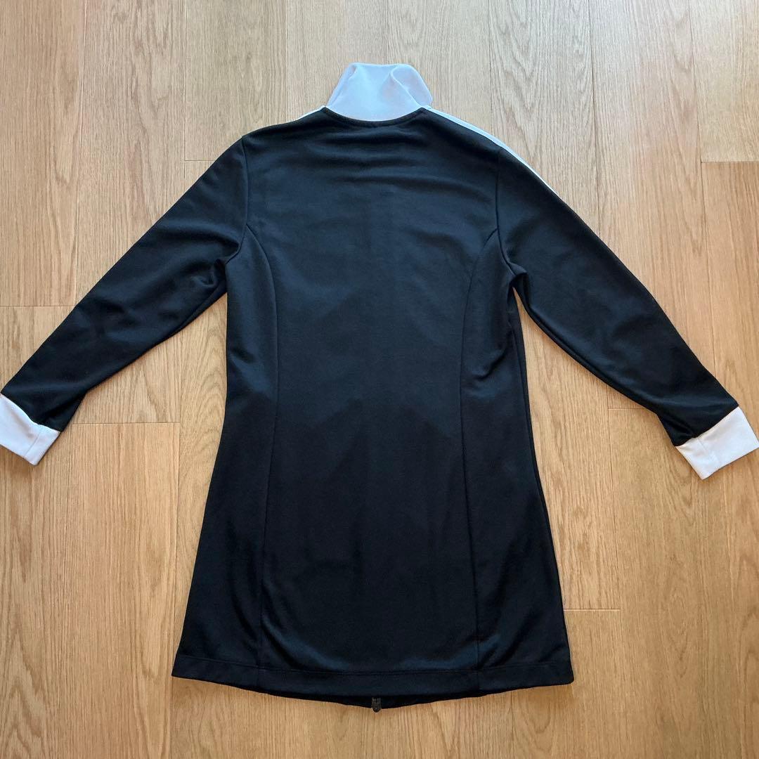アディダスオリジナルス　トラックドレス ワンピース　ブルゾンコート　黒　XXL
