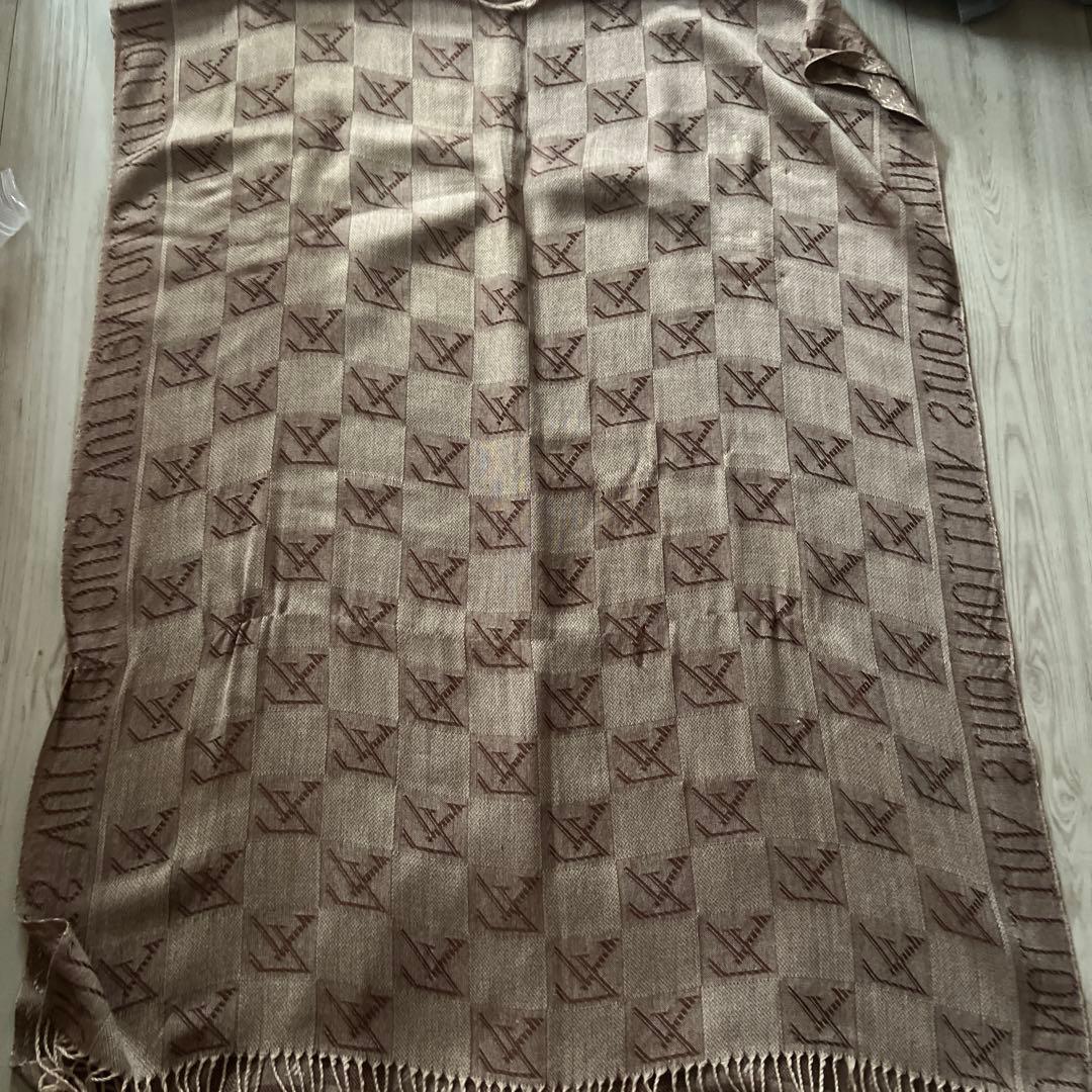 PASHMINA カシミヤ100% チェック柄ストール