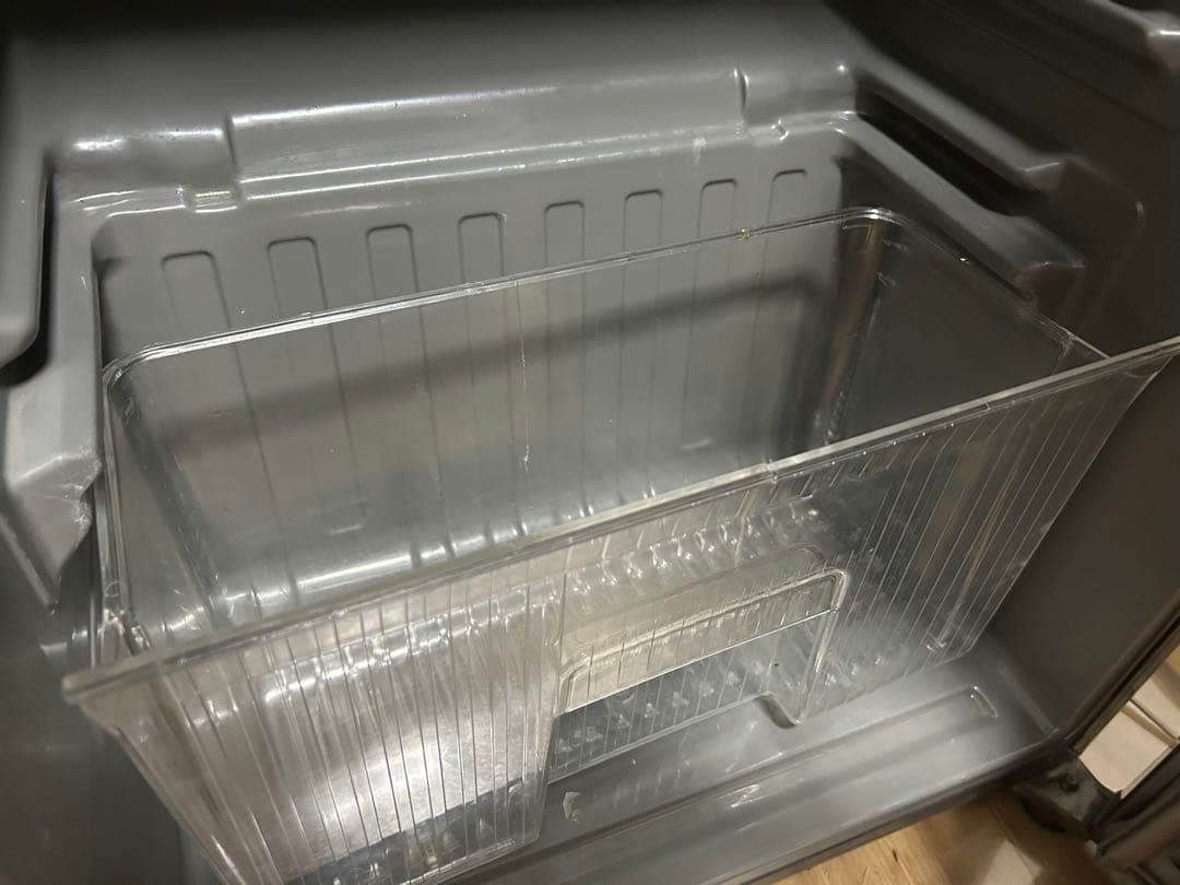 グレー 2ドア冷蔵庫