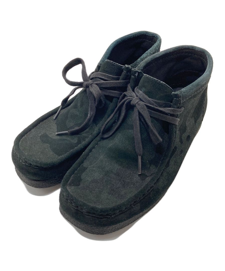 CLARKS WALLABEE クラークス ワラビー ブラック 迷彩 24.5