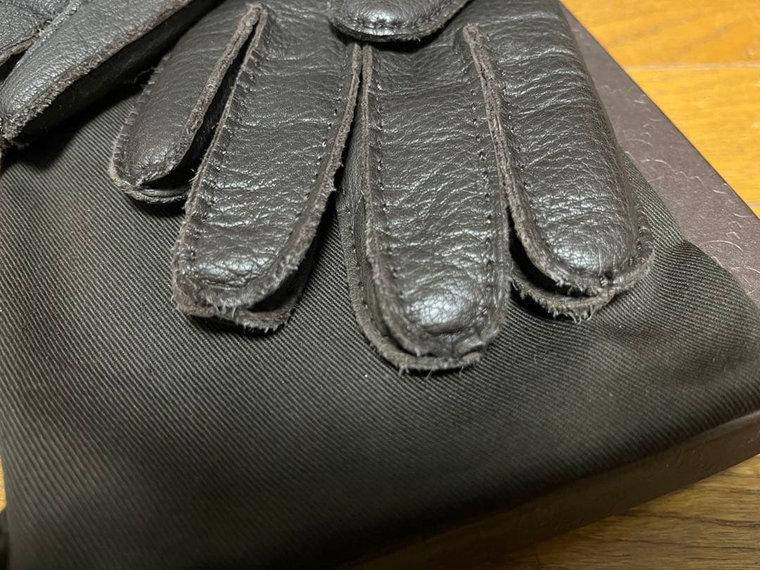 GUCCI レザーグローブ ブラウン サイズ9