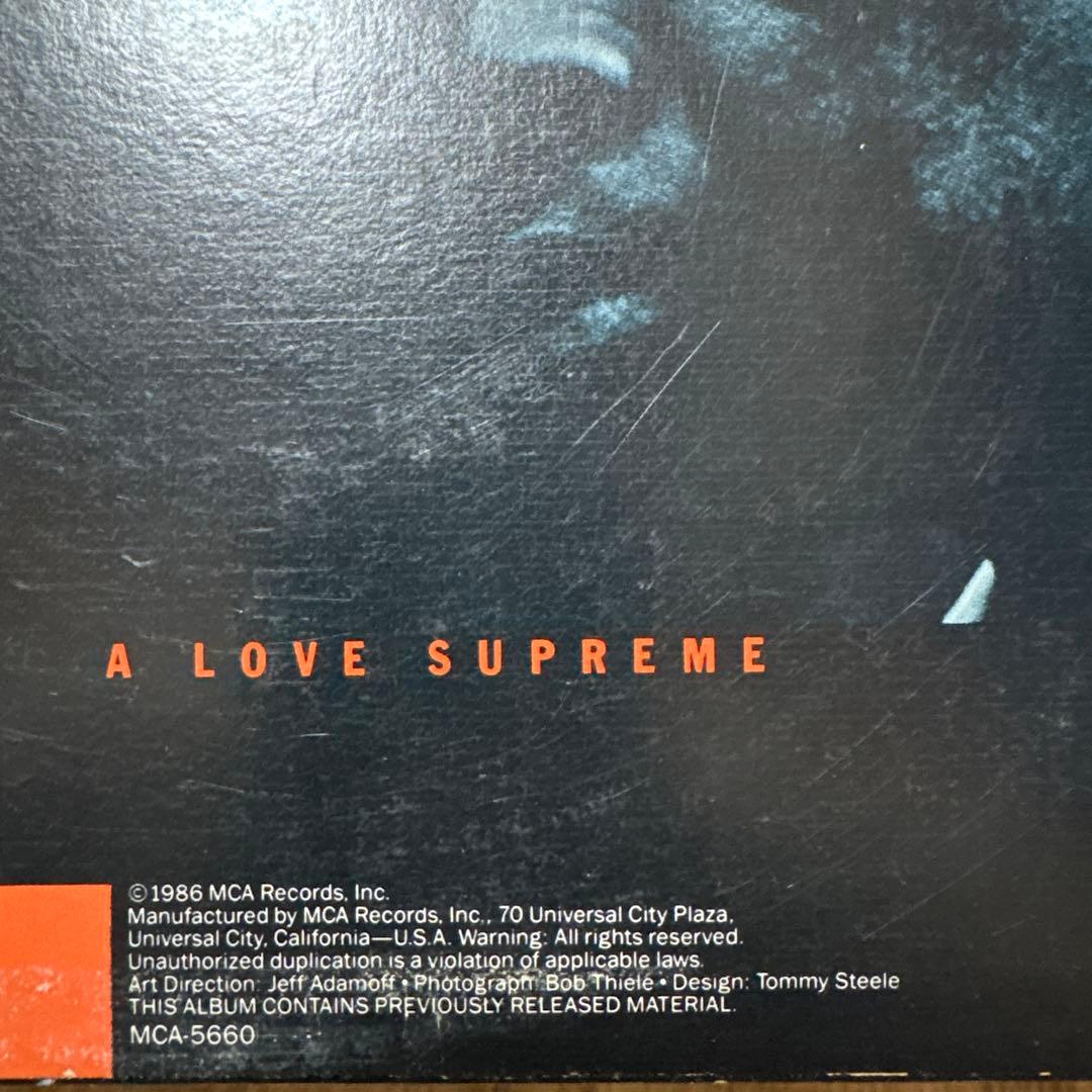 洋楽 John Coltrane A Love Supreme MCA Impulse