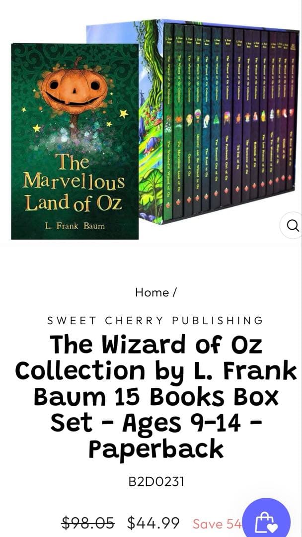 The Wizard of Oz Collection とチャプターブック3冊