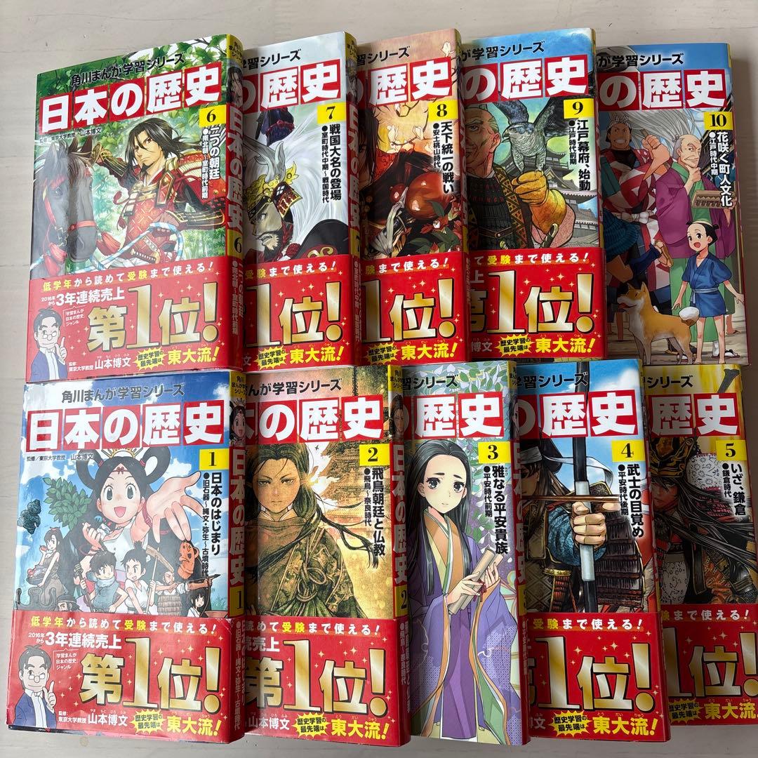 角川まんが学習シリーズ[日本の歴史]全15巻+別冊4巻