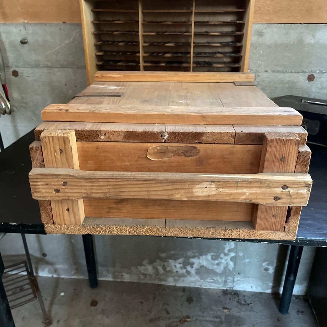 Vintage U.S.Army TNT アーモボックス 弾薬箱 ウッドボックス