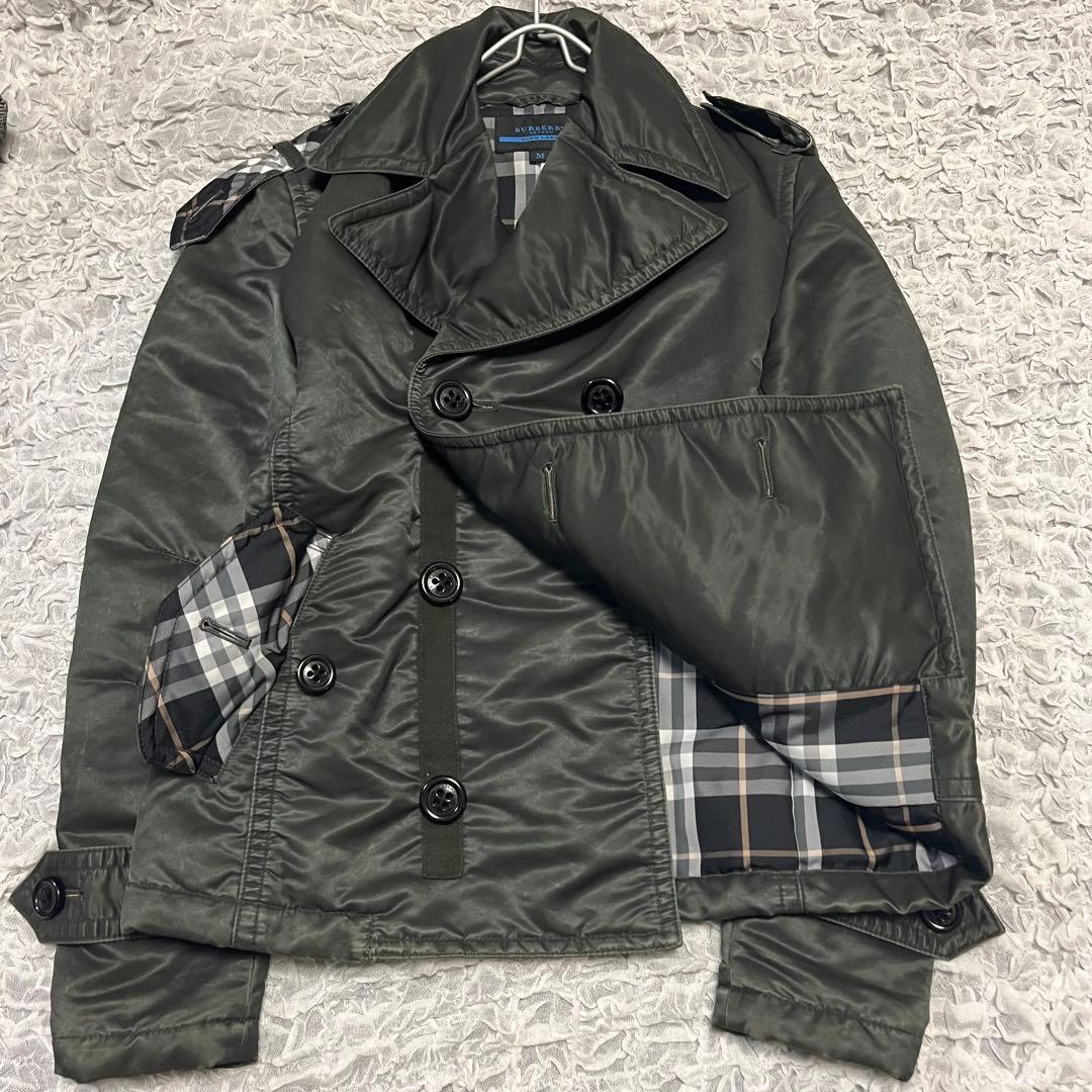 BURBERRY バーバリーブラックレーベル 中綿 ジャケット Pコート