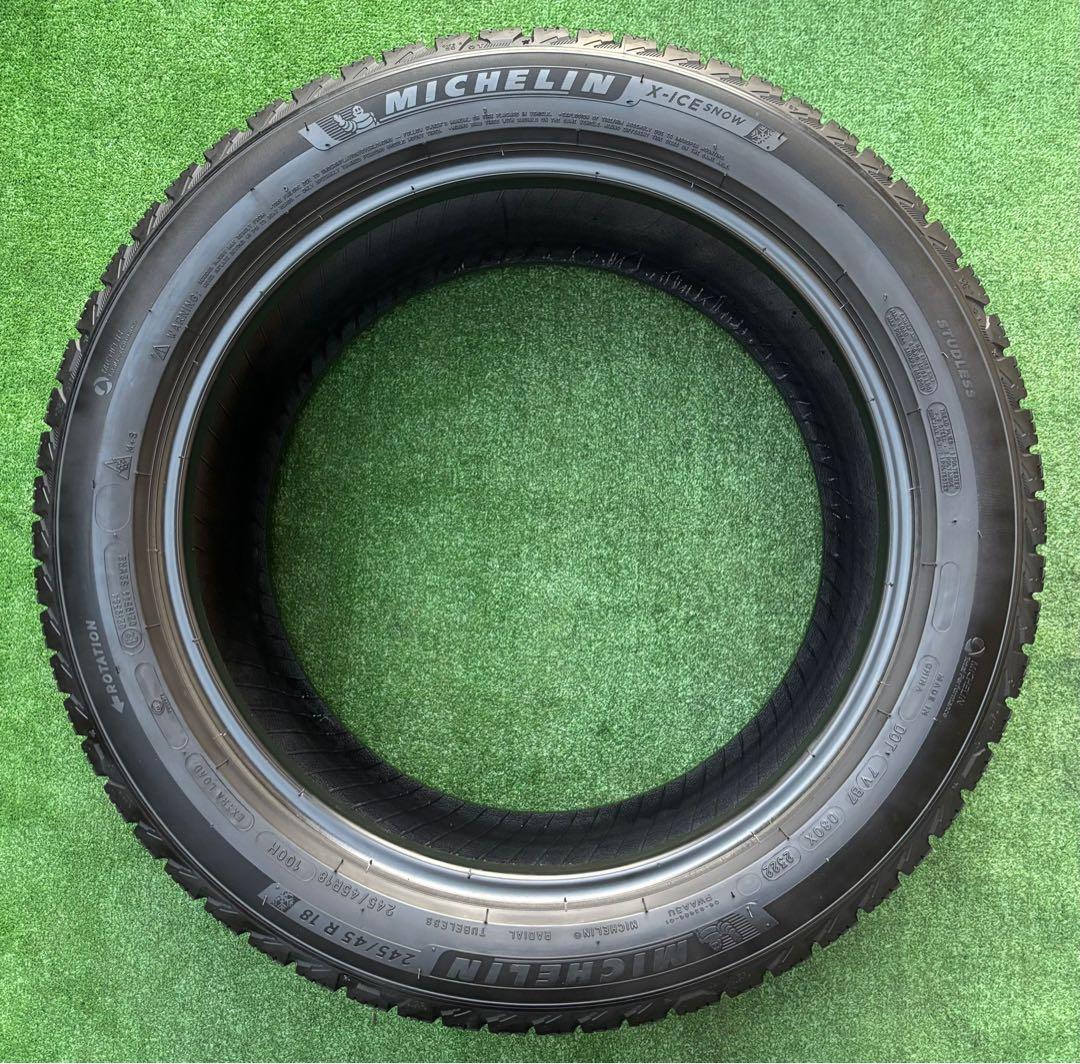 MICHELIN スタッドレス 245/45R18 22年23週目9~9.5分山
