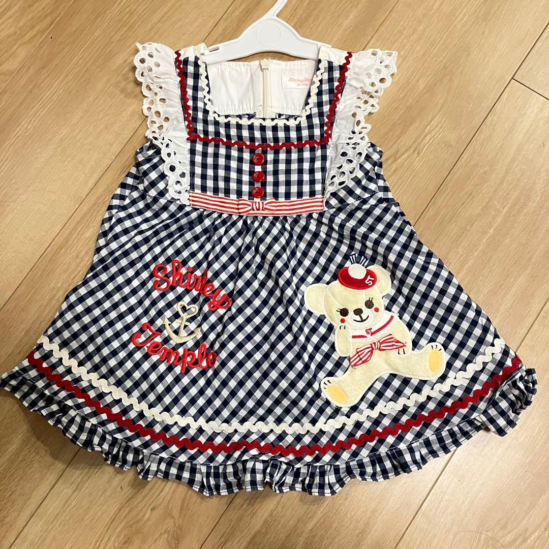 シャーリーテンプル♡チェックワンピースセット