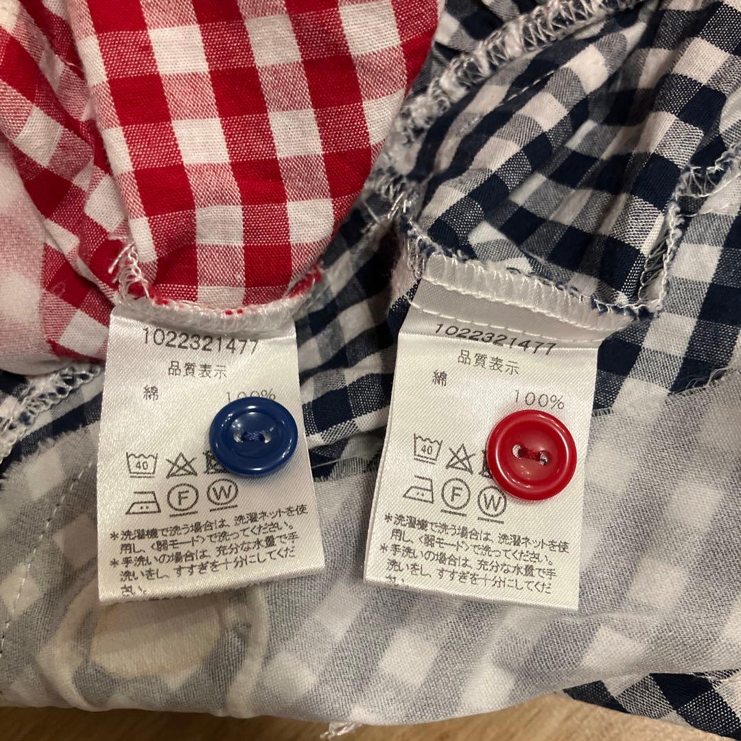 シャーリーテンプル♡チェックワンピースセット