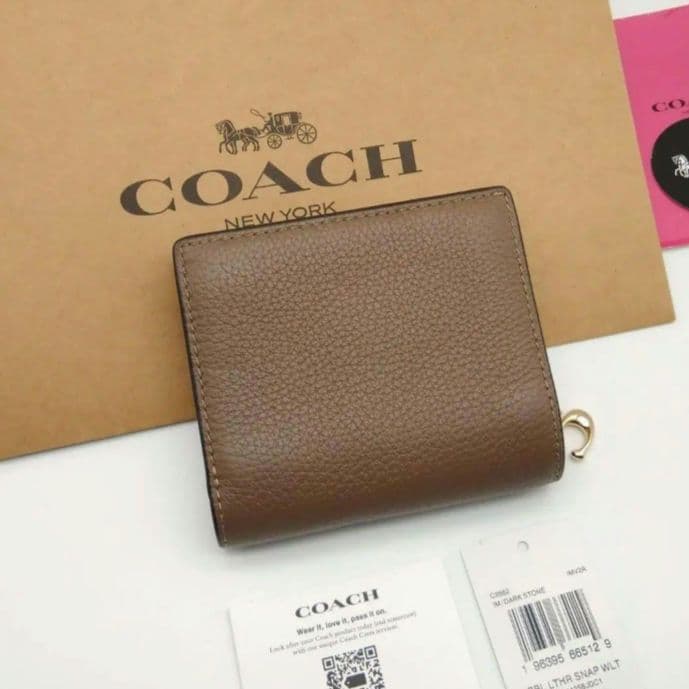 新作　新品　COACH　折り財布　スナップウオレット　レディース