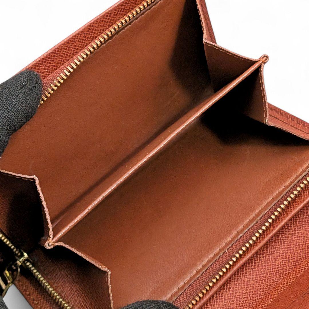 良品 ルイヴィトン モノグラム ポルトモネ ビエ トレゾール 折り財布 ①