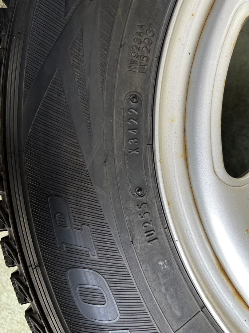 195/80R15LT 107/105L SV01 鉄ホイールセット