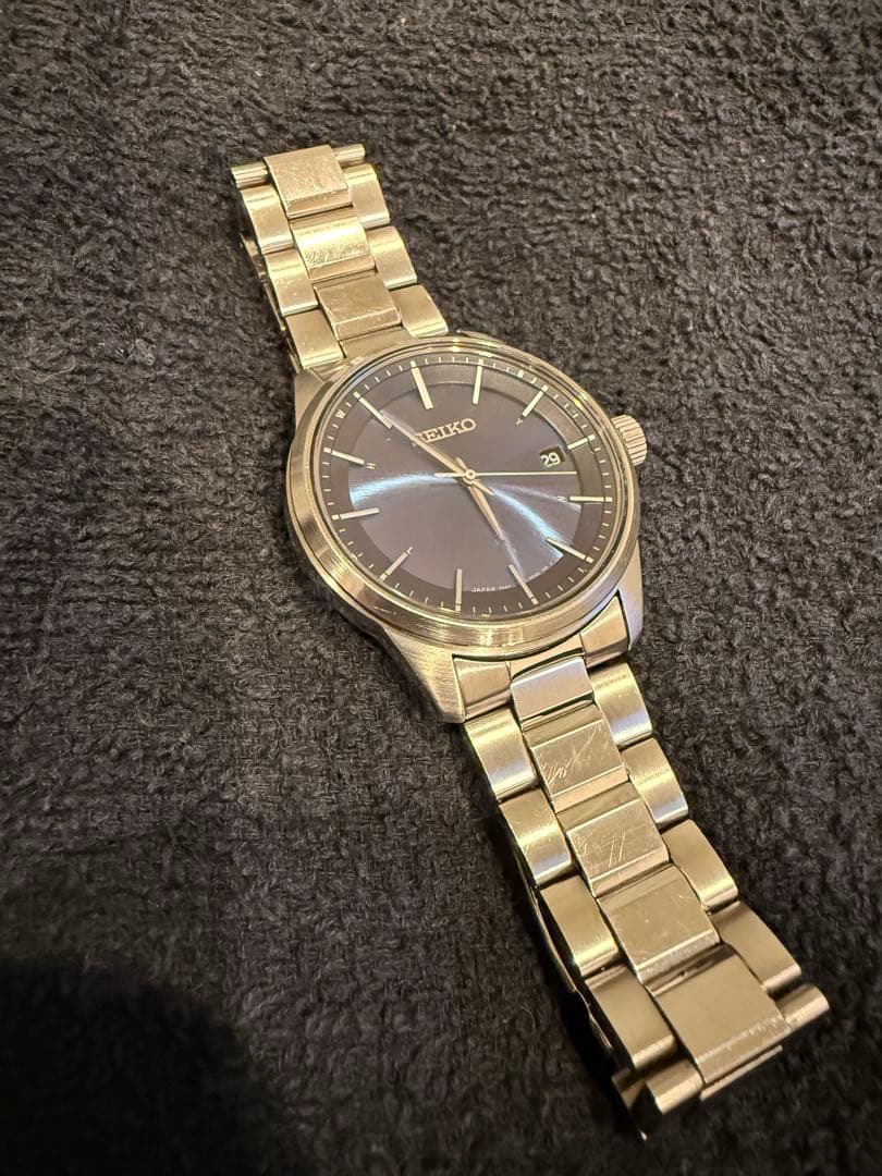 【電波ソーラー】SEIKO セイコー 7B24-0BR0 ネイビー