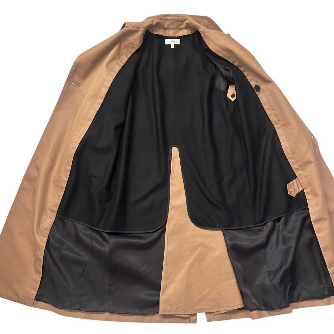 【未使用級✨】21年 HYKE ハイク トレンチコート S レギュラーフィット