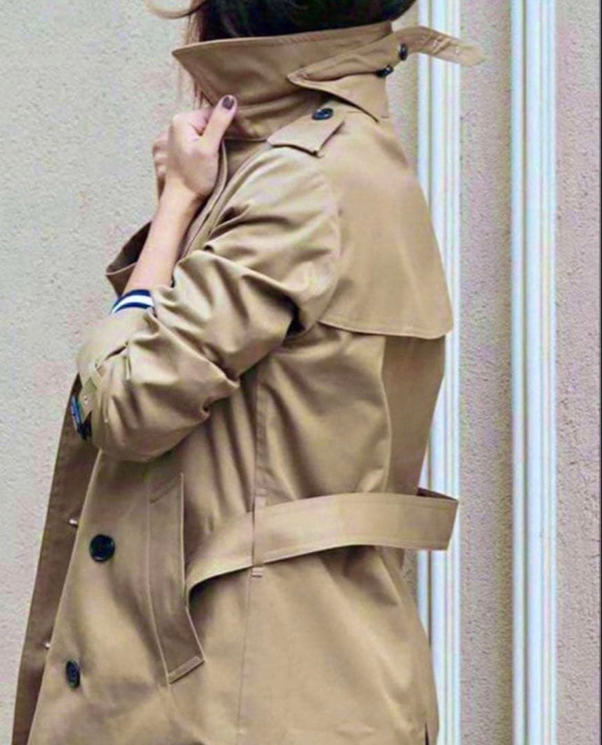 【未使用級✨】21年 HYKE ハイク トレンチコート S レギュラーフィット