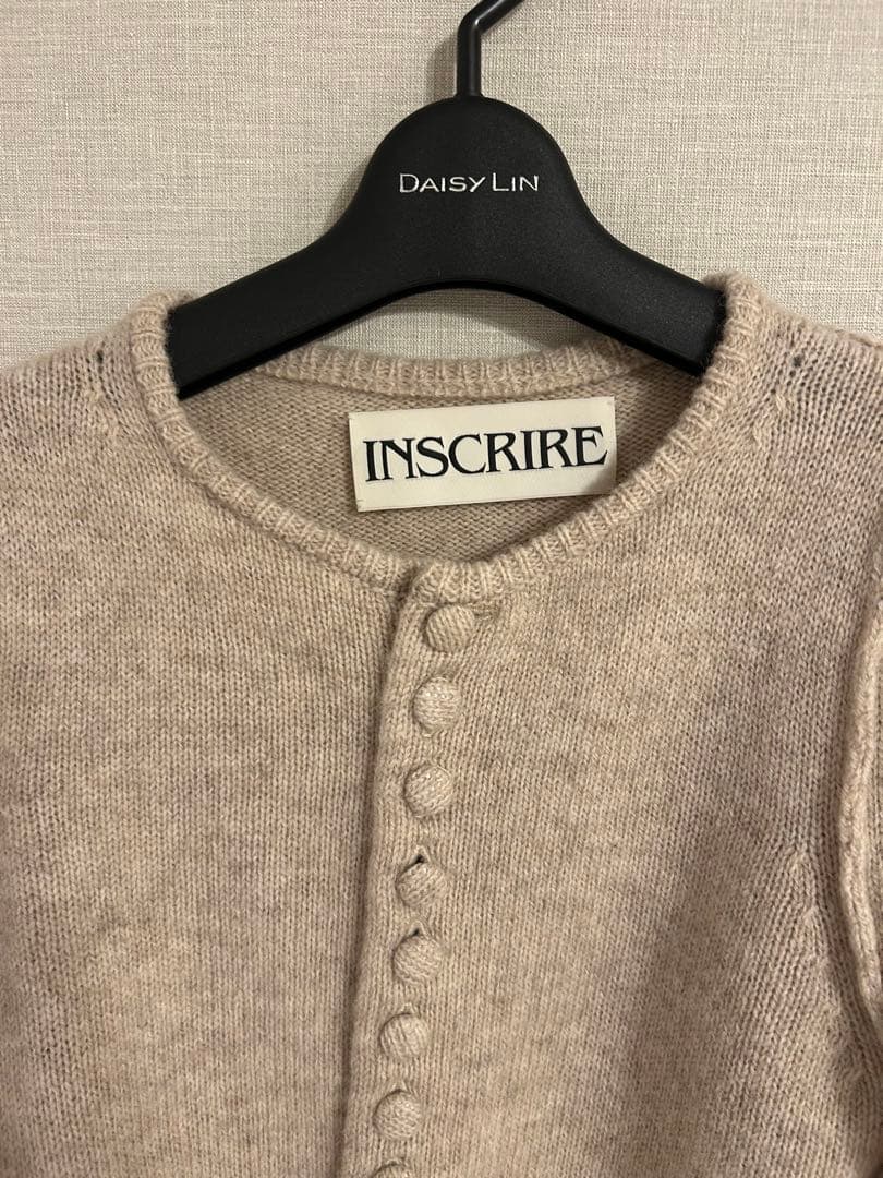 INSCRIRE カーディガン タグあり
