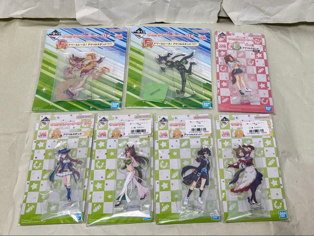 一番くじ ウマ娘 アグネスタキオン メジロマックイーン オグリキャップ 他
