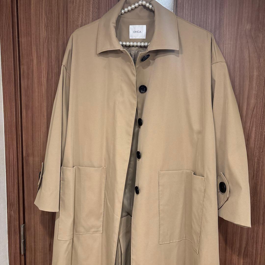 ohga トレンチコート Sサイズ ベージュ
