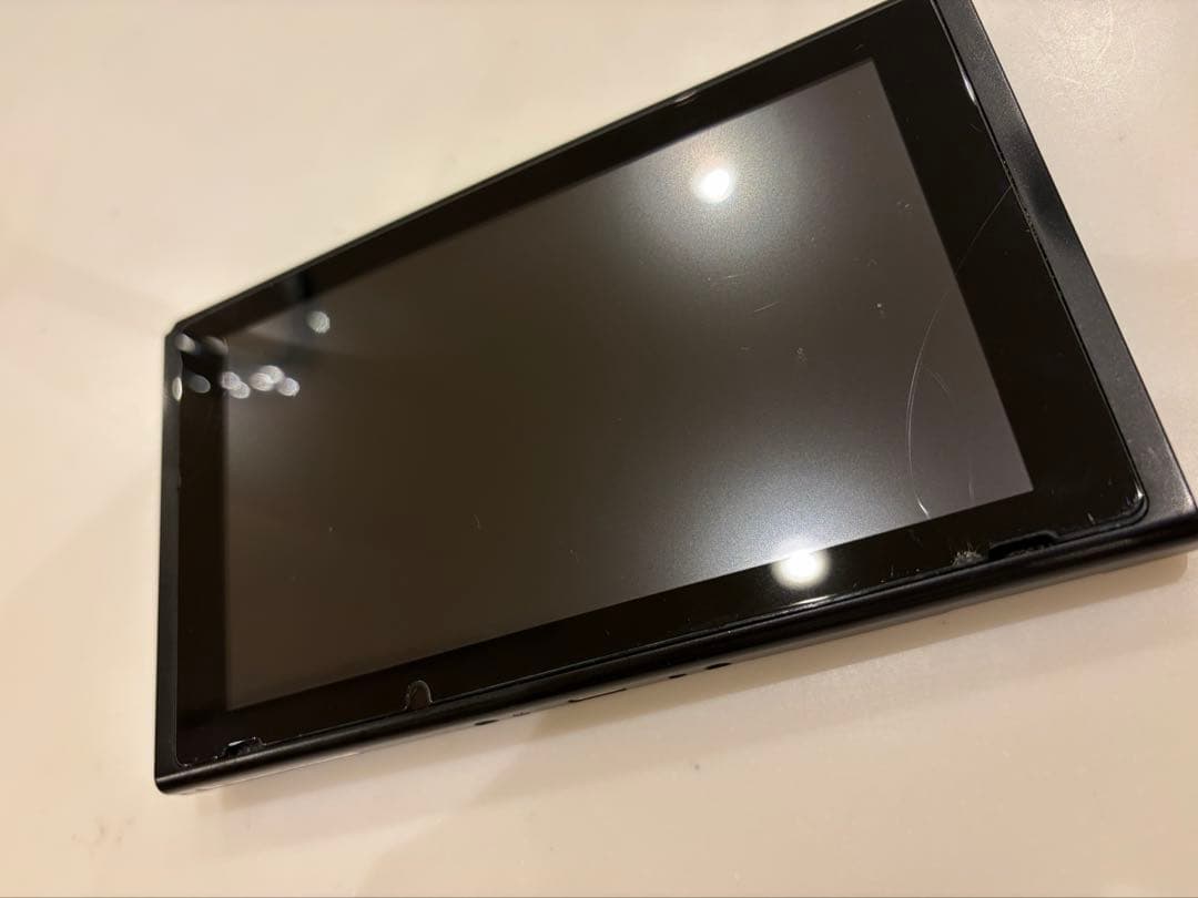Nintendo Switch 本体 ブラック　あつ森　ジャンク　膨張　本体のみ