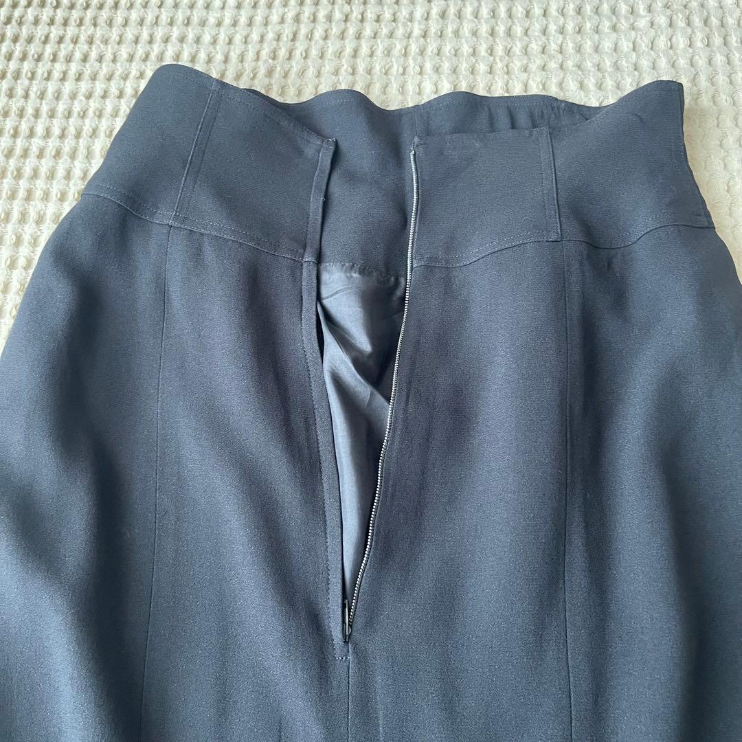 CHANEL シャネル シルク100% マーメイドスカート ハイウエスト