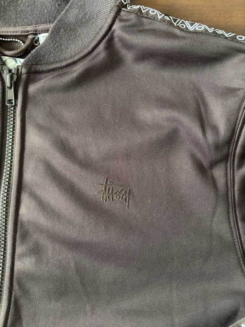 ［希少・美品］即購入可　Old Stussy トラックジャケット Lサイズ 茶色