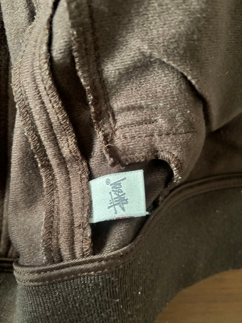 ［希少・美品］即購入可　Old Stussy トラックジャケット Lサイズ 茶色