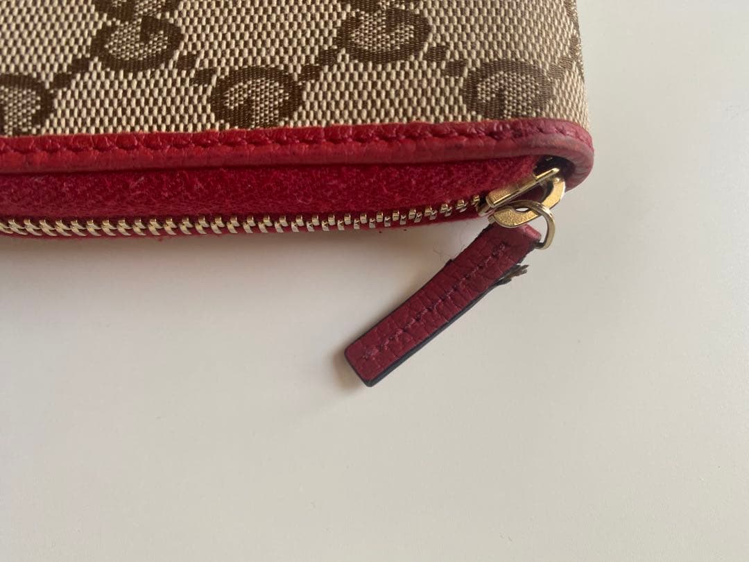 GUCCI GGキャンバス 二つ折り財布 箱付き