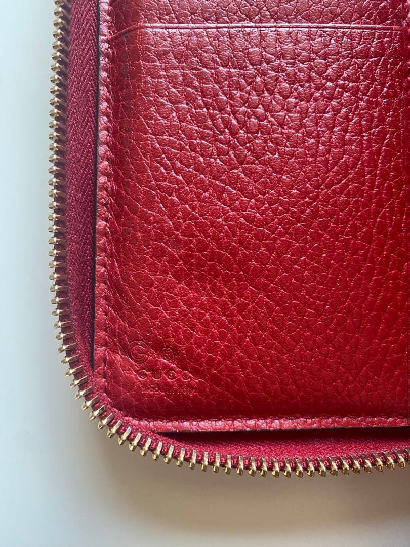 GUCCI GGキャンバス 二つ折り財布 箱付き