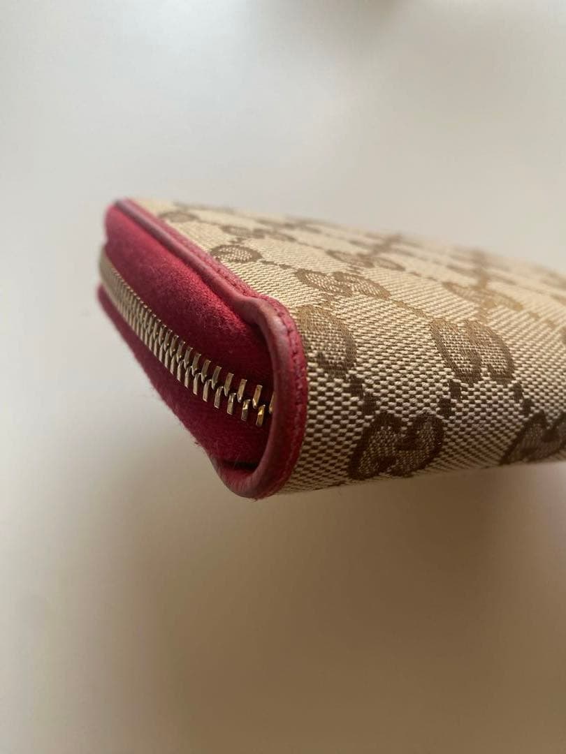 GUCCI GGキャンバス 二つ折り財布 箱付き
