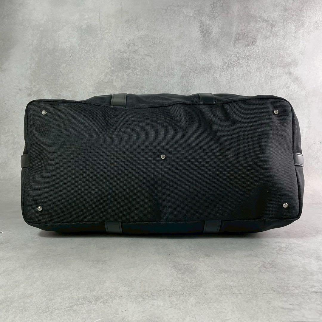 結由✨ TUMI コラボ ボストンバッグ 黒 2way 大容量 鍵付き
