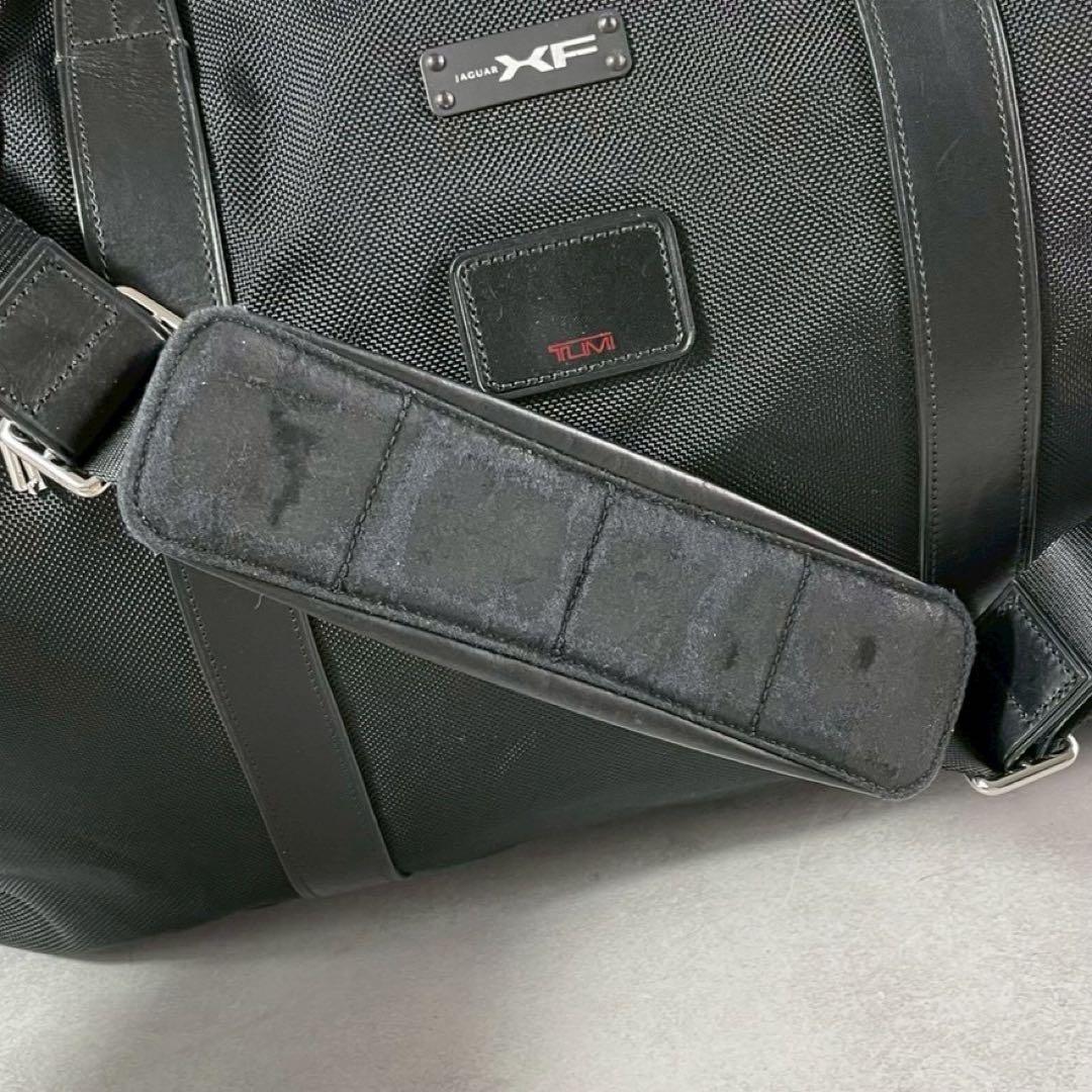 結由✨ TUMI コラボ ボストンバッグ 黒 2way 大容量 鍵付き