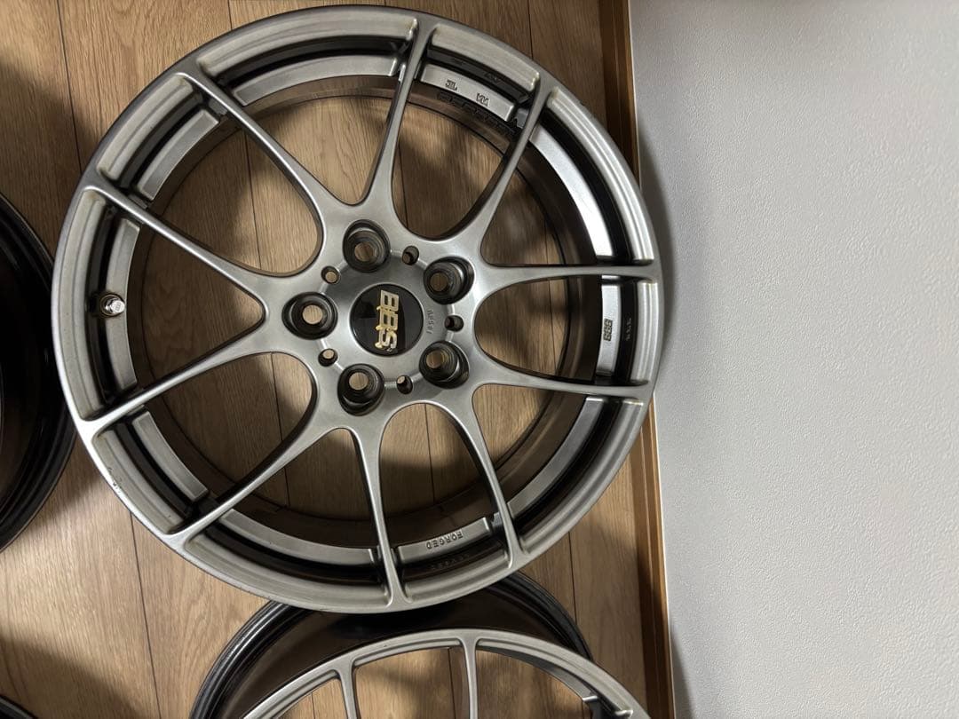 手渡しのみ　BBS RF501 4本　7J +48 114.3 DB 17インチ